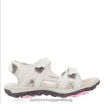 Karrimor cipő bézs/rózsaszín nők antibes bőr szandál P60RX110
