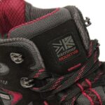 Karrimor cipő fekete/rózsaszín nők mount mid gyalogos csizma P60RX88 - Image 4