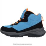 Karrimor cipő kék/narancs gyerekek verdi mid walking bakancs P60RX285 - Image 4