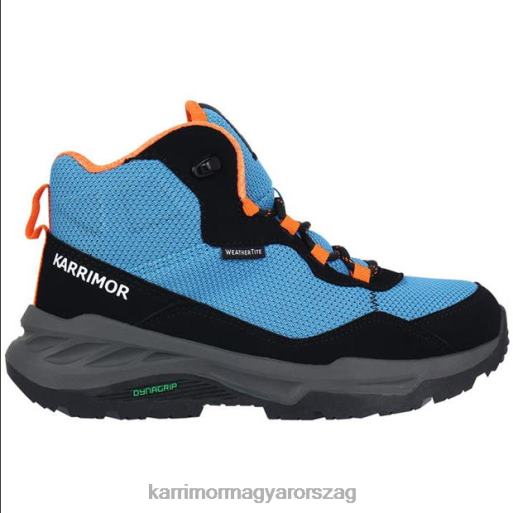 Karrimor cipő kék/narancs gyerekek verdi mid walking bakancs P60RX285 - Image 1