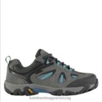 Karrimor cipő szén/kék nők aspen alacsony vízálló járócipő P60RX101