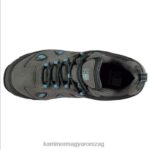 Karrimor cipő szén/kék nők aspen alacsony vízálló járócipő P60RX101 - Image 3