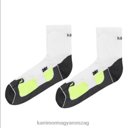 Karrimor kiegészítők fehér/fluo férfiak dri skin 2 csomag futózokni P60RX31