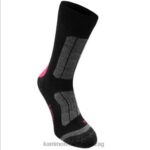 Karrimor kiegészítők fekete/fucsia nők trekking zokni P60RX118 - Image 2