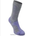 Karrimor kiegészítők szürke/lila nők merinószálas középsúlyú gyalogzokni P60RX121