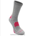 Karrimor kiegészítők világosszürke fusch nők séta zokni 2 csomag P60RX116 - Image 2