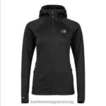 Karrimor ruházat fekete egynemű polár kapucnis pulcsi P60RX283