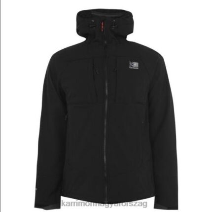 Karrimor ruházat fekete férfiak alpiniste softshell kabát P60RX176