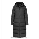 Karrimor ruházat fekete nők pehely hosszú kabát P60RX248