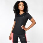 Karrimor ruházat fekete nők rövid ujjú futó póló P60RX32
