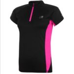 Karrimor ruházat fekete/rózsaszín nők negyed cipzáras rövid ujjú póló P60RX18 - Image 5