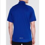 Karrimor ruházat klasszikus kék férfiak cipzáras rövid ujjú póló P60RX20 - Image 3