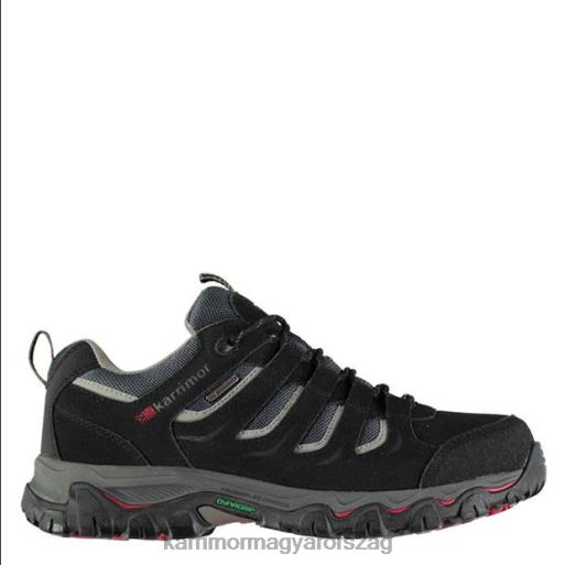 Karrimor cipő fekete férfiak alacsony járócipőt szereljen fel P60RX81