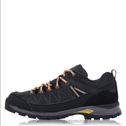 Karrimor cipő szén/sárga férfiak forró szikla alacsony járócipő P60RX83