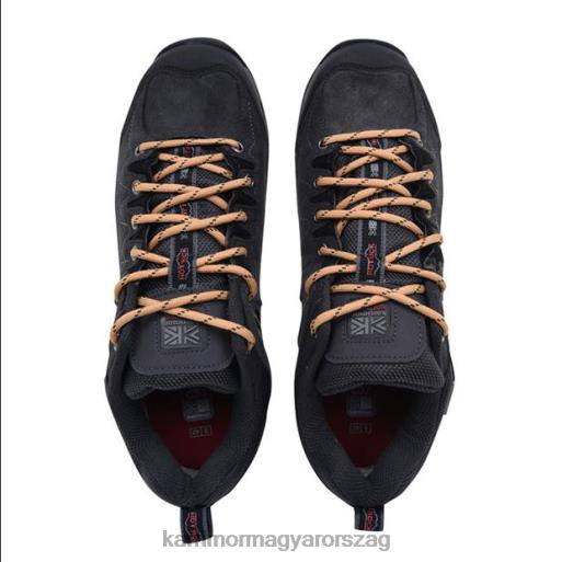 Karrimor cipő szén/sárga férfiak forró szikla alacsony járócipő P60RX83