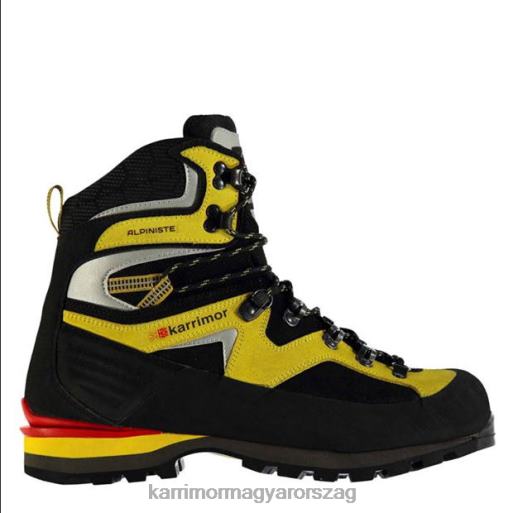 Karrimor cipő fekete sárga férfiak alpinista hegyi csizma P60RX68
