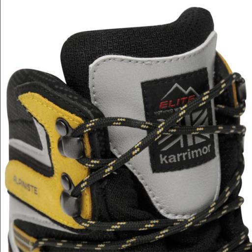 Karrimor cipő fekete sárga férfiak alpinista hegyi csizma P60RX68