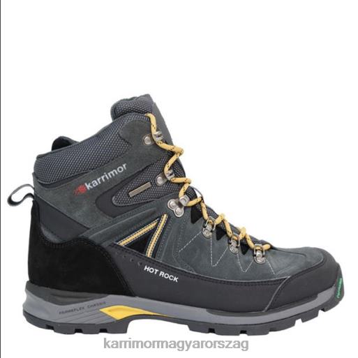 Karrimor cipő szén/sárga férfiak hot rock sétacipő P60RX76