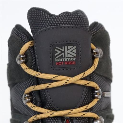 Karrimor cipő szén/sárga férfiak hot rock sétacipő P60RX76