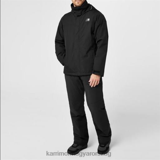 Karrimor ruházat fekete férfiak 3 az 1-ben weathertite kabát P60RX175