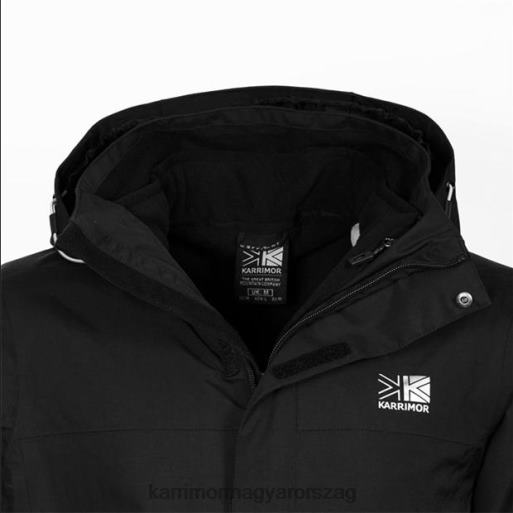 Karrimor ruházat fekete férfiak 3 az 1-ben weathertite kabát P60RX175