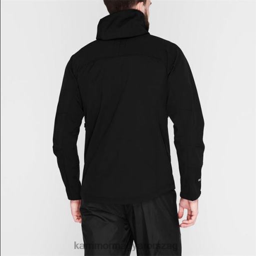 Karrimor ruházat fekete férfiak alpiniste softshell kabát P60RX176