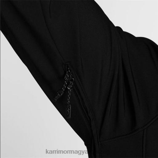 Karrimor ruházat fekete férfiak alpiniste softshell kabát P60RX176