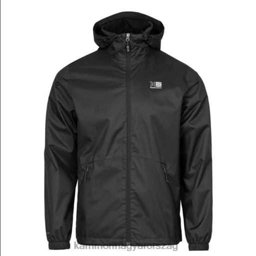 Karrimor ruházat fekete férfiak sierra kapucnis kabát P60RX267