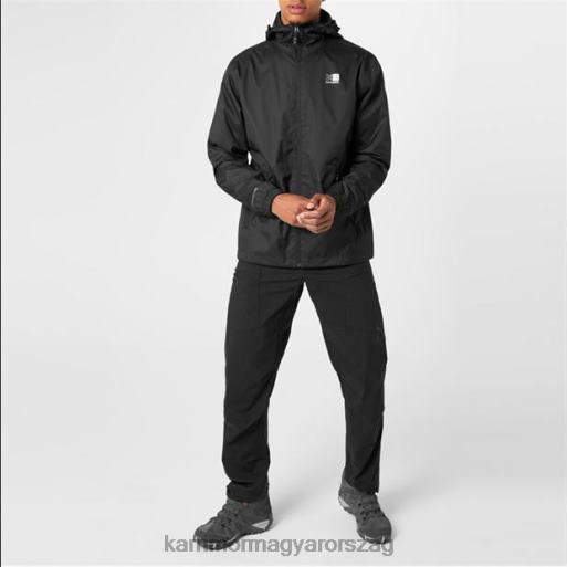 Karrimor ruházat fekete férfiak sierra kapucnis kabát P60RX267