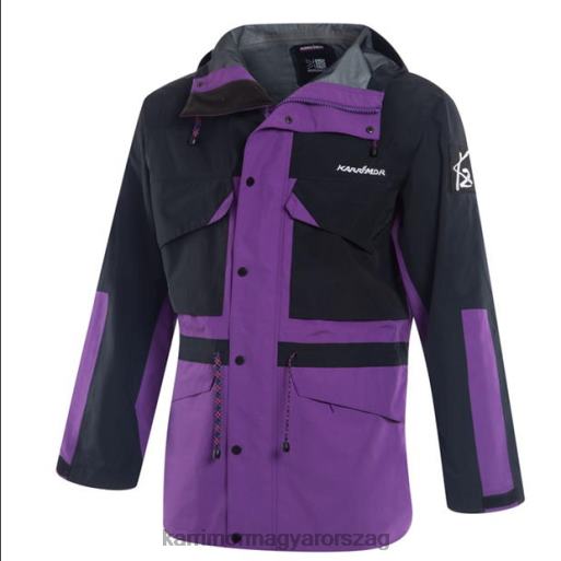 Karrimor ruházat fekete/lila férfiak k2 alpesi kabát P60RX155
