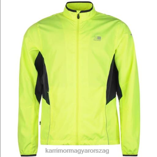 Karrimor ruházat fluo sárga férfiak futókabát P60RX9