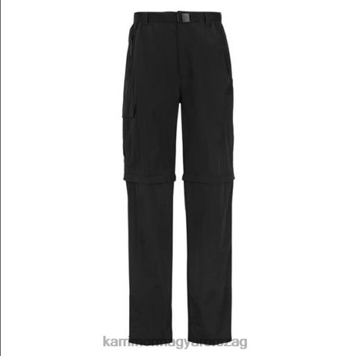 Karrimor ruházat fekete férfiak nyárfa cipzáras nadrág P60RX140