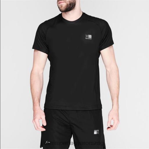 Karrimor ruházat fekete/szén férfiak nyárfa műszaki póló P60RX183