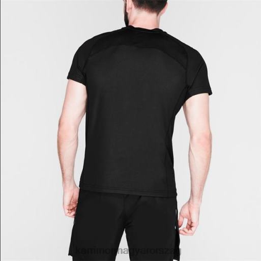 Karrimor ruházat fekete/szén férfiak nyárfa műszaki póló P60RX183