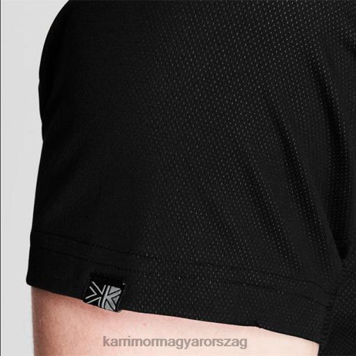 Karrimor ruházat fekete/szén férfiak nyárfa műszaki póló P60RX183