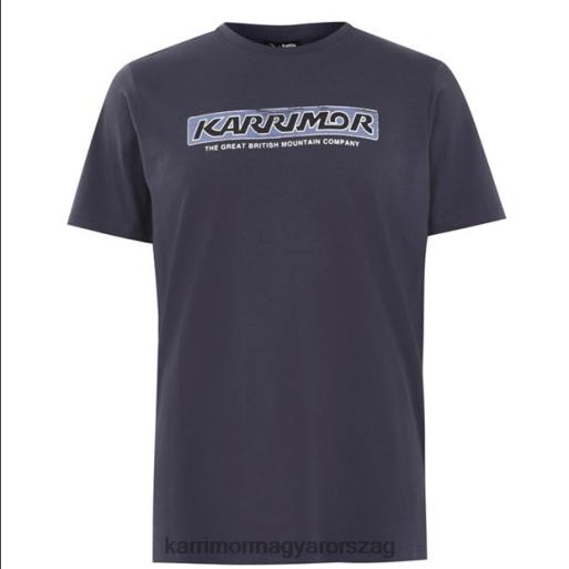 Karrimor ruházat kék Acél férfiak póló P60RX185