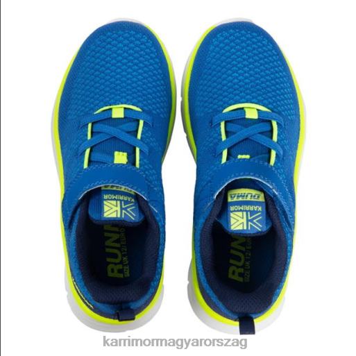 Karrimor cipő kék/lime fiúk duma 6 futócipő P60RX287