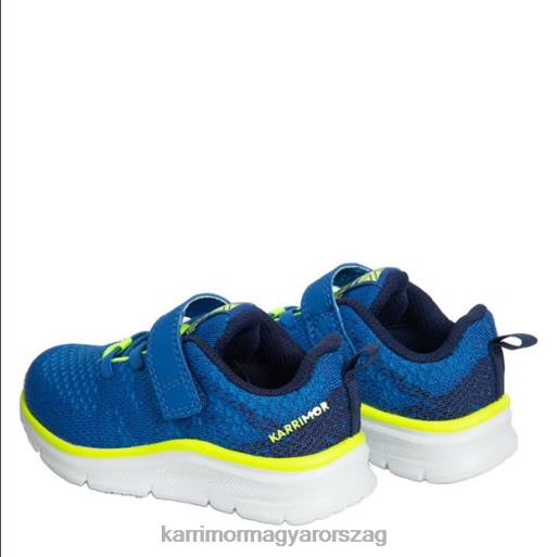 Karrimor cipő kék/lime fiúk duma 6 futócipő P60RX289