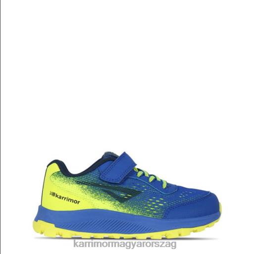 Karrimor cipő kék/lime fiúk tempo trail futóedzők P60RX280