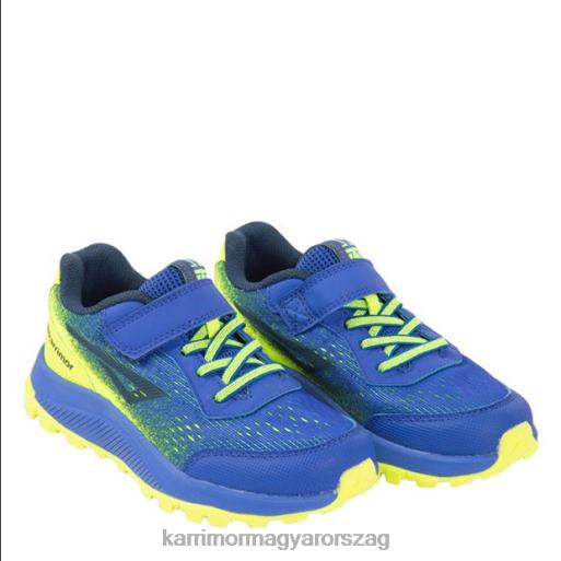Karrimor cipő kék/lime fiúk tempo trail futóedzők P60RX280