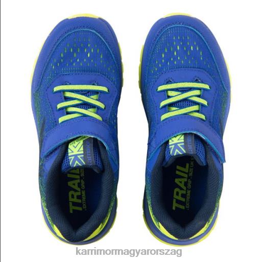 Karrimor cipő kék/lime fiúk tempo trail futóedzők P60RX280