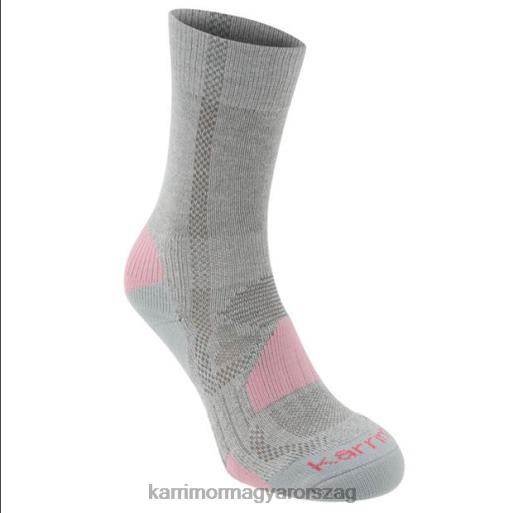 Karrimor ruházat szürke/rózsaszín junior sétálózokni 2 csomag P60RX117