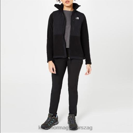 Karrimor ruházat fekete egynemű gyapjú kabát P60RX282