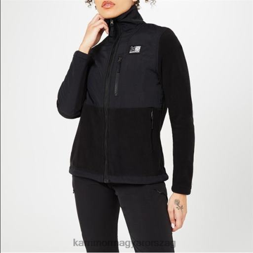 Karrimor ruházat fekete egynemű gyapjú kabát P60RX282
