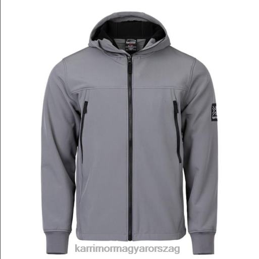 Karrimor ruházat szürke egynemű softshell kabát P60RX168