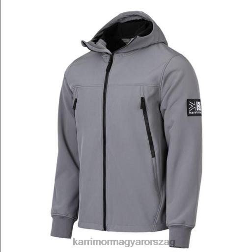 Karrimor ruházat szürke egynemű softshell kabát P60RX168