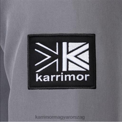 Karrimor ruházat szürke egynemű softshell kabát P60RX168