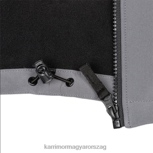 Karrimor ruházat szürke egynemű softshell kabát P60RX168