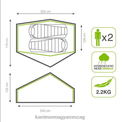 Karrimor Gyűjtemény zöld egynemű párduc 2 tnt 33 P60RX256