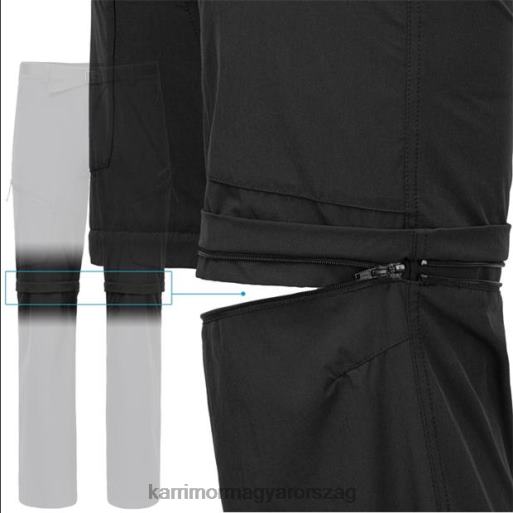 Karrimor ruházat fekete egynemű párduc cipzáras nadrág P60RX274